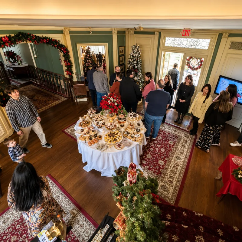 A festive holiday celebration at the Montague Inn