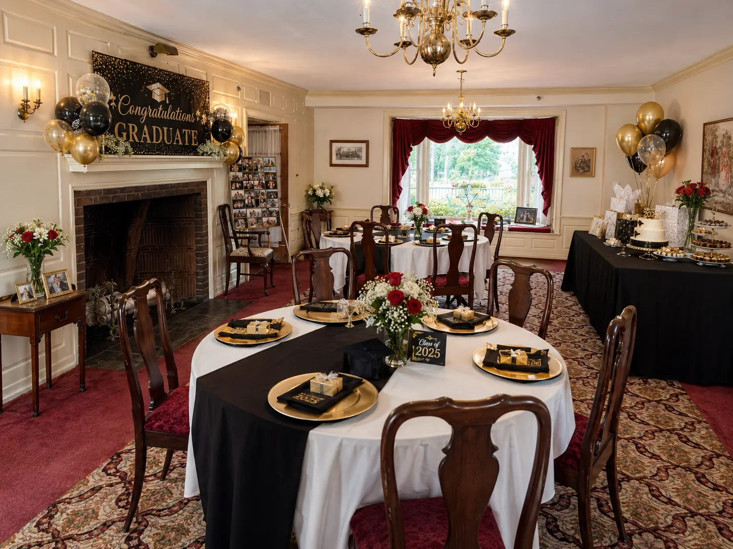 Graduation Parties in the Riley Room at the Montague Inn