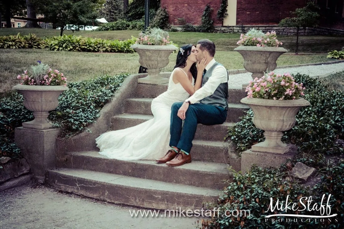 Lake Side Garden wedding venue at the Montague Inn