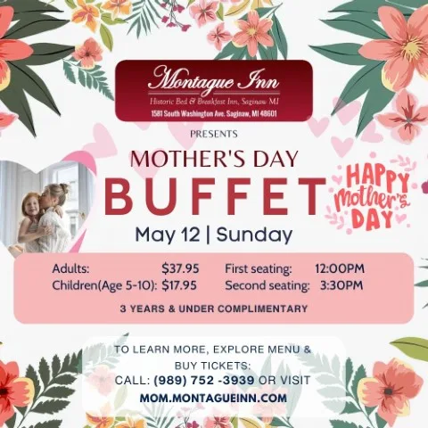 Mother’s Day buffet at the Montague Inn
