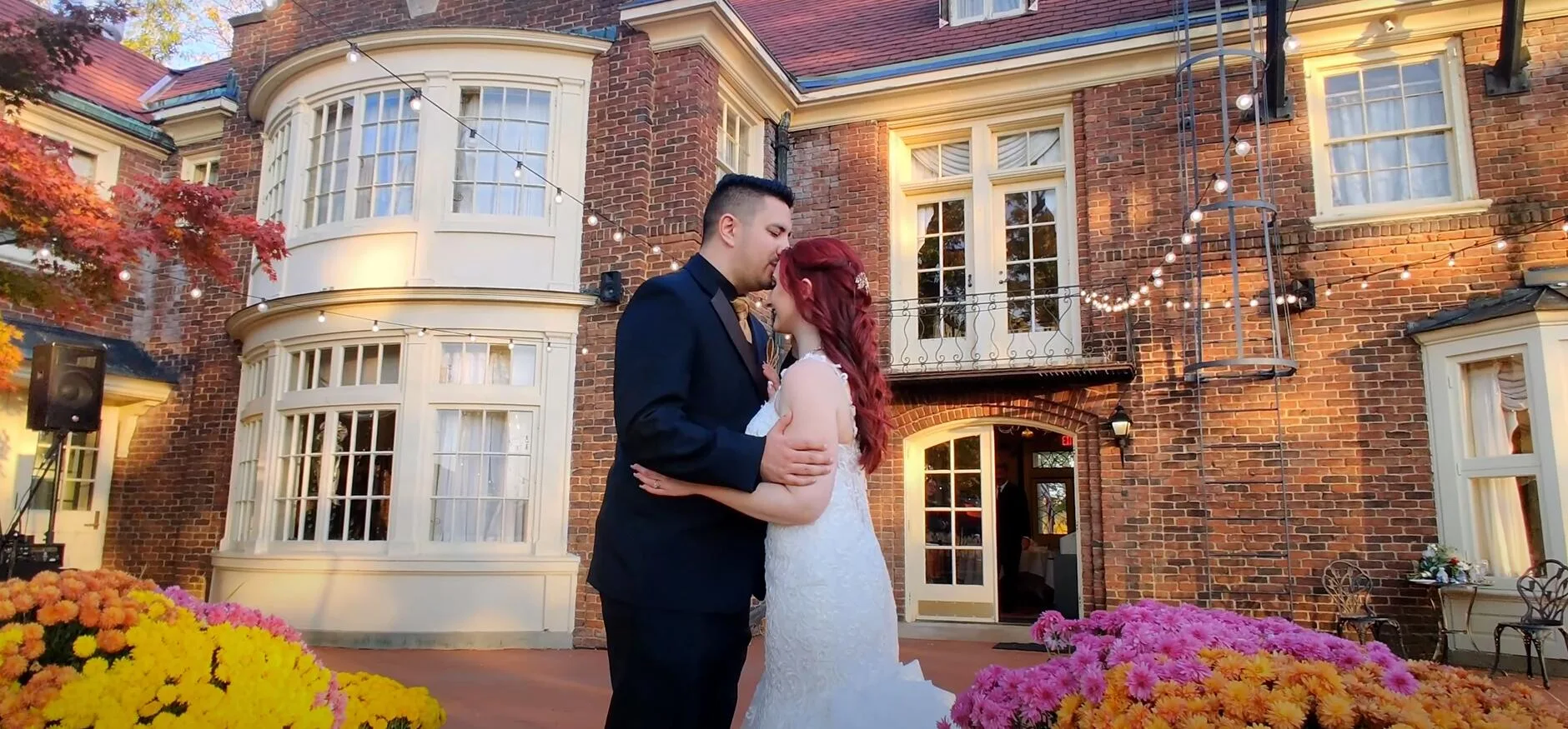 Terrace / Patio wedding venue at the Montague Inn