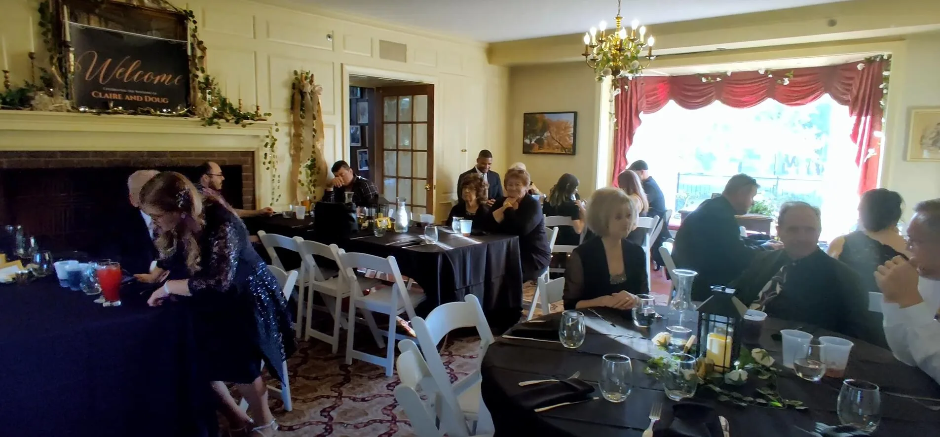 Terrace / Patio wedding venue at the Montague Inn