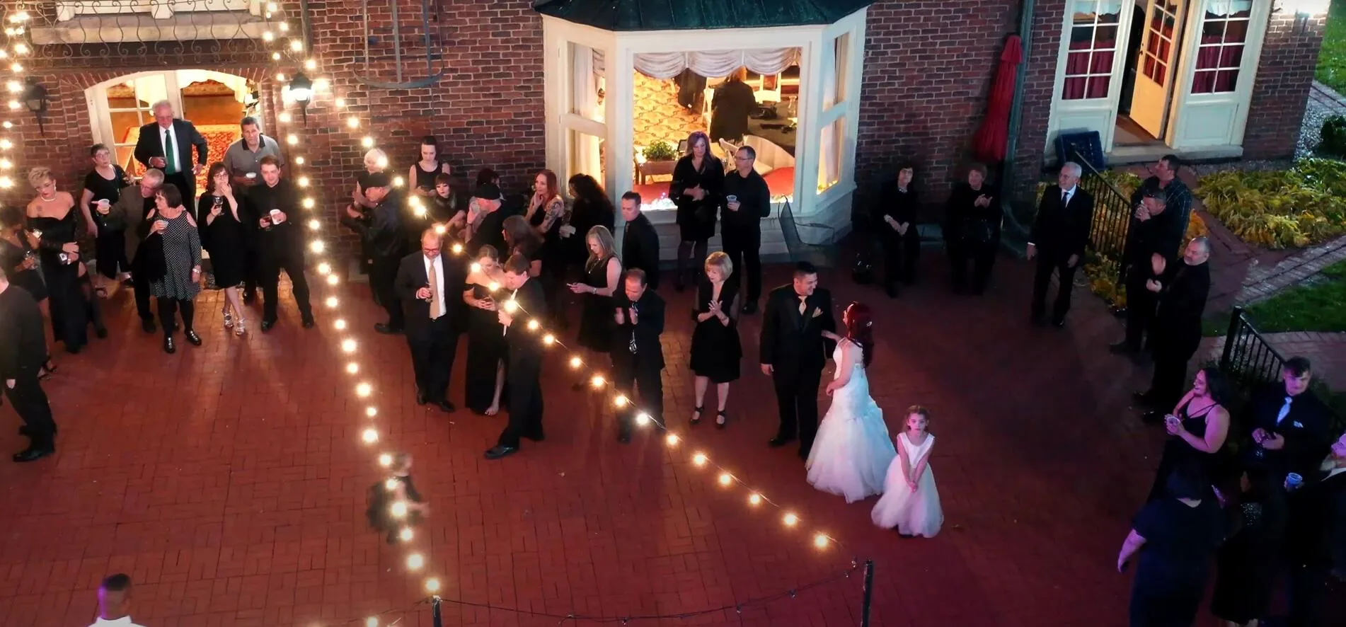 Terrace / Patio wedding venue at the Montague Inn