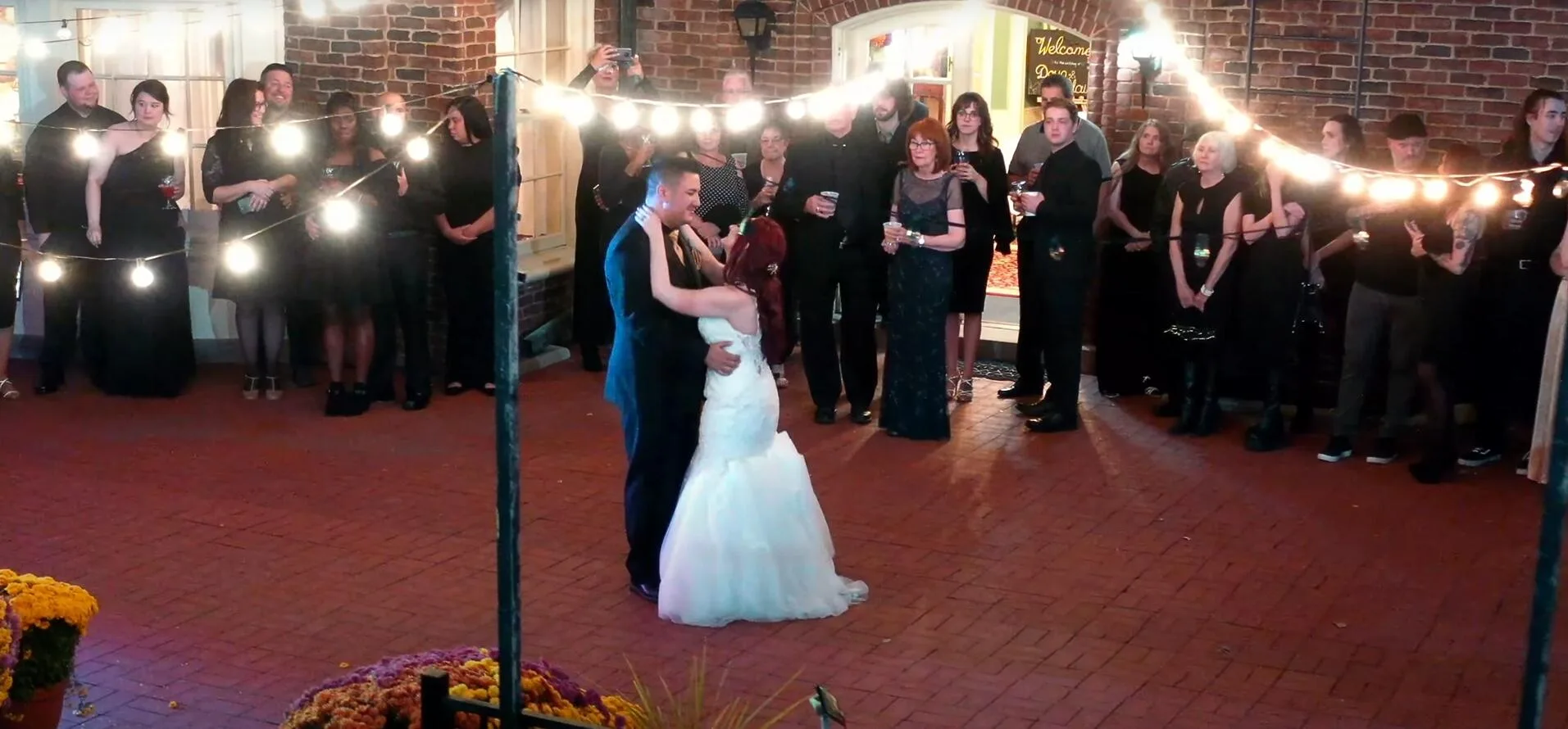 Terrace / Patio wedding venue at the Montague Inn