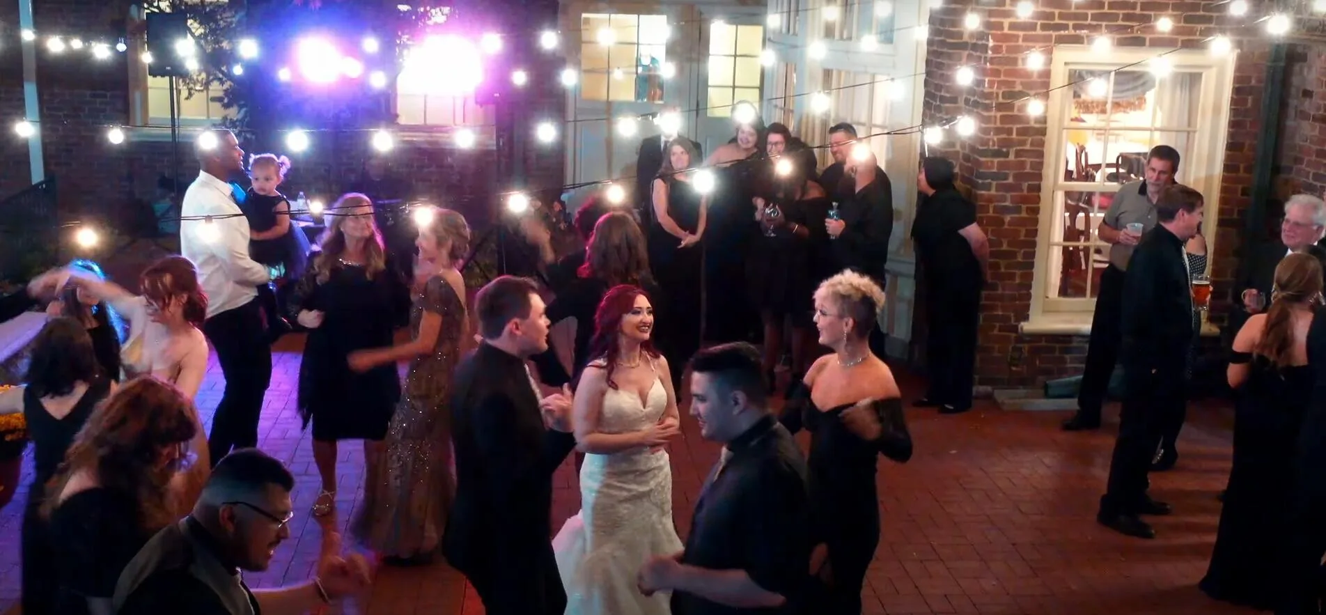 Terrace / Patio wedding venue at the Montague Inn