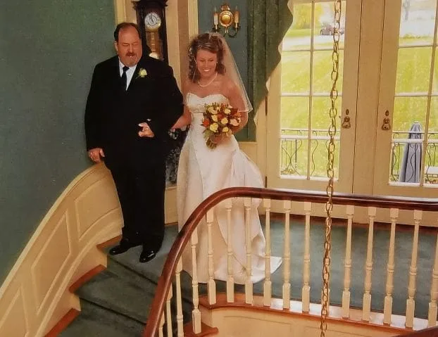 Grand Staircase wedding venue at the Montague Inn