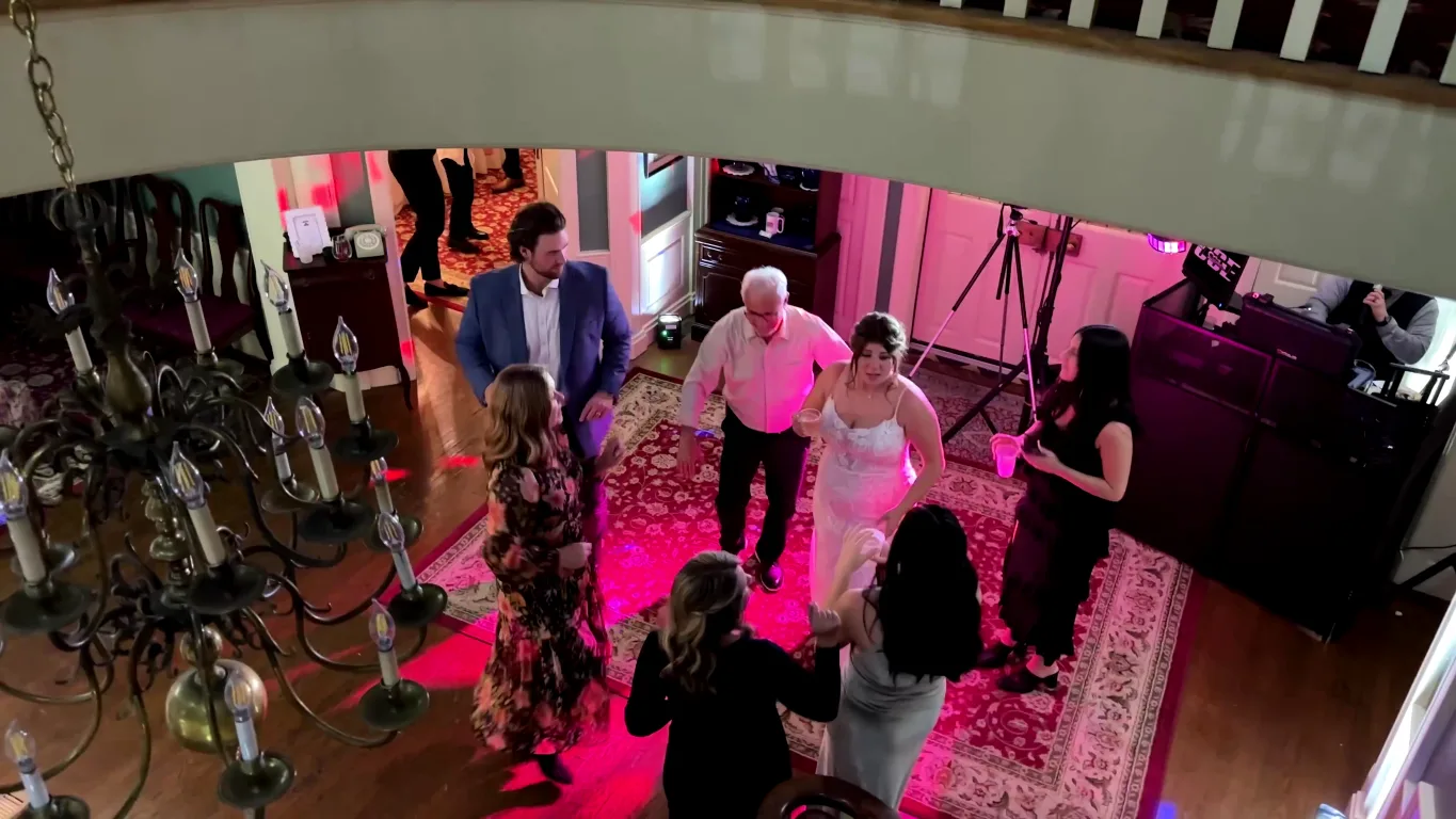 Intimate Indoor wedding venue at the Montague Inn