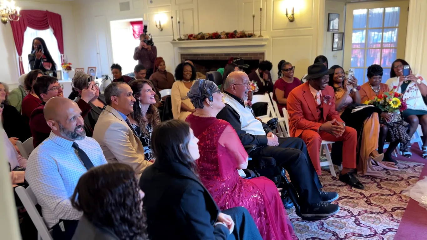 Intimate Indoor wedding venue at the Montague Inn